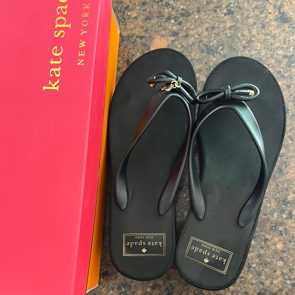 Kate Spade Black Minimalist Sandals